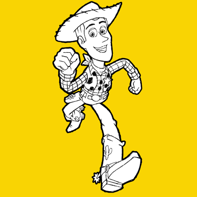 400x400 How To Draw Woody From Toy Story 1,2, And 3 With Step By Step