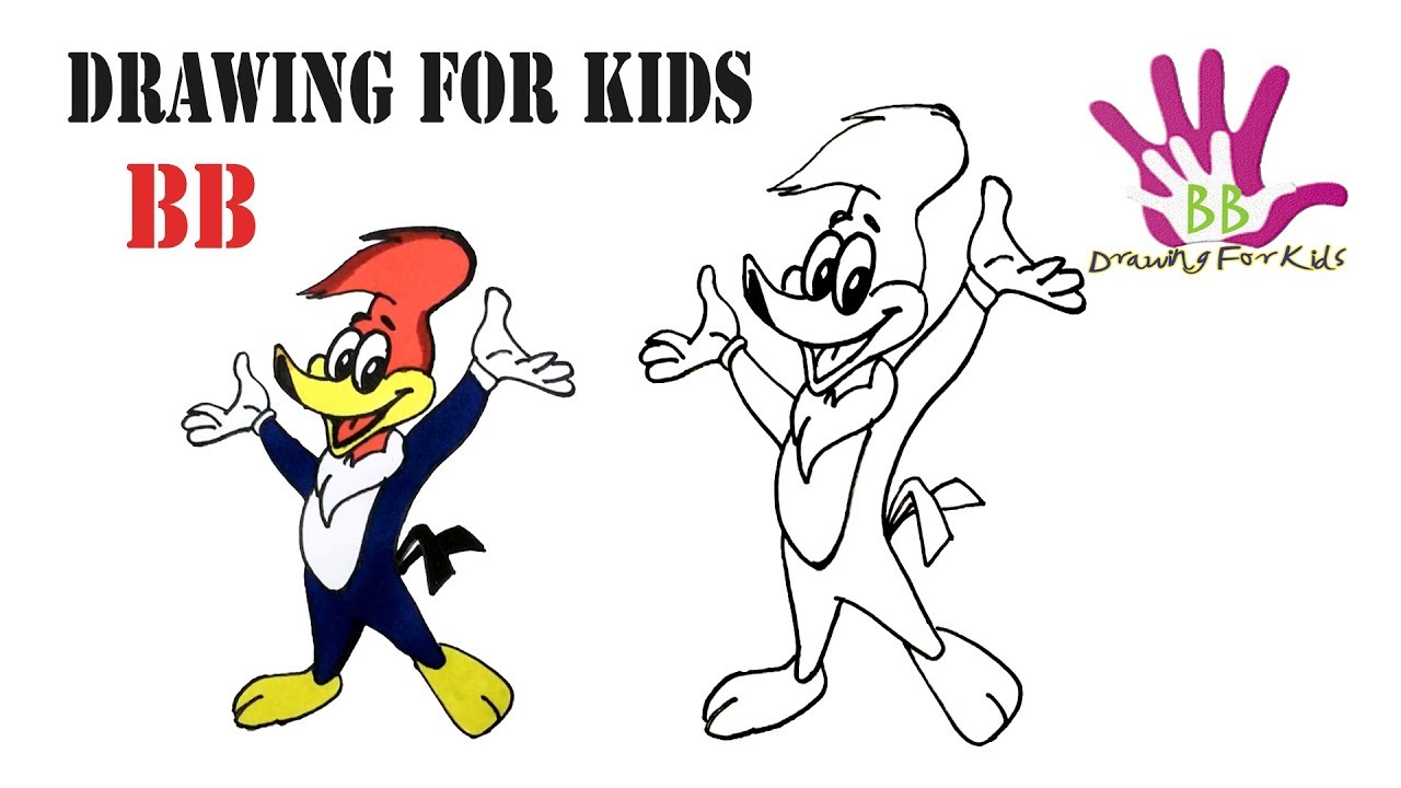 1280x720 How To Draw Woody Woodpecker