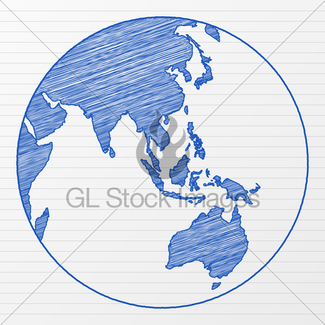 325x325 Drawing World Globe 2 Gl Stock Images