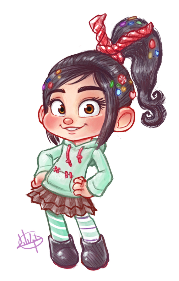 570x894 Vanellope Von Schweetz By Luigil On Sketch
