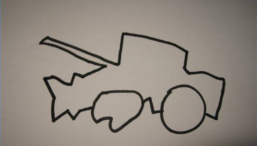 877x500 How To Draw A Wrecked Car Our Pastimes
