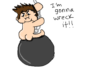 300x250 Wreck It Ralph Came In Like A Wrecking Ball (Drawing By Sambchop)