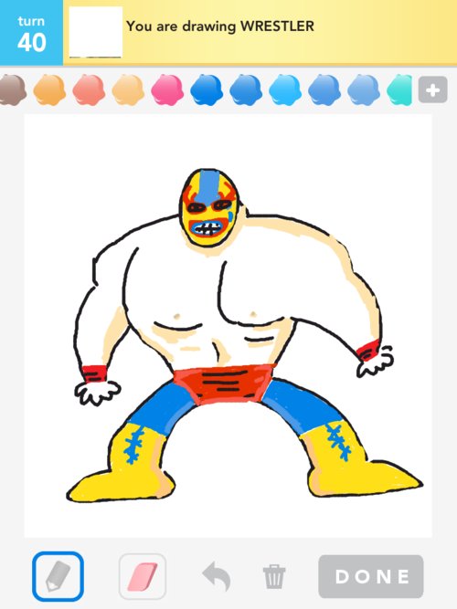 500x667 Wrestler Drawings