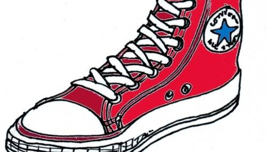 877x500 How To Draw Converse Shoes Our Pastimes