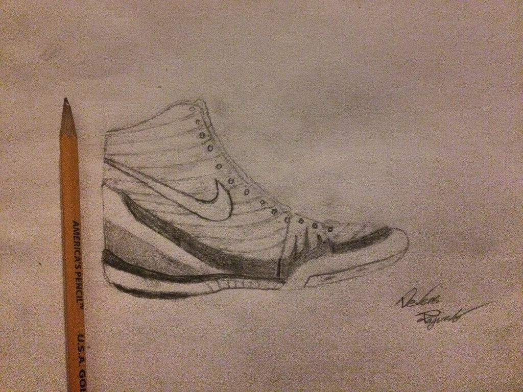 1024x768 Nike Oe Freek's , Tried To Draw It To Scale, I Will Make