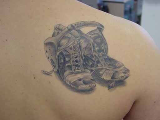 512x384 Wrestling Shoes Tattoo Tattoos By Johnny B Shoe