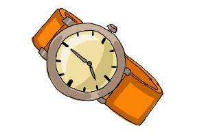 300x200 How To Draw Wristwatch Step By Step