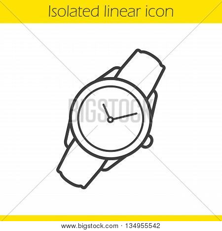 450x470 Wristwatch Linear Icon. Men Women Vector Amp Photo Bigstock
