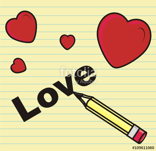 500x484 Love, Heart, Heart, Feelings, Write, Letters, Symbols, Paper