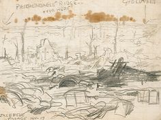 236x176 Drawing By Henri Antoine, Ww1 Western Front. Europeana