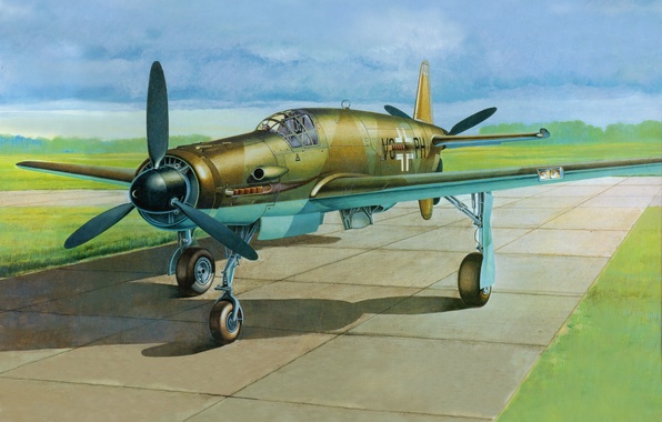 596x380 Wallpaper Do 335, A Heavy German Fighter Of World War Ii, Arrow