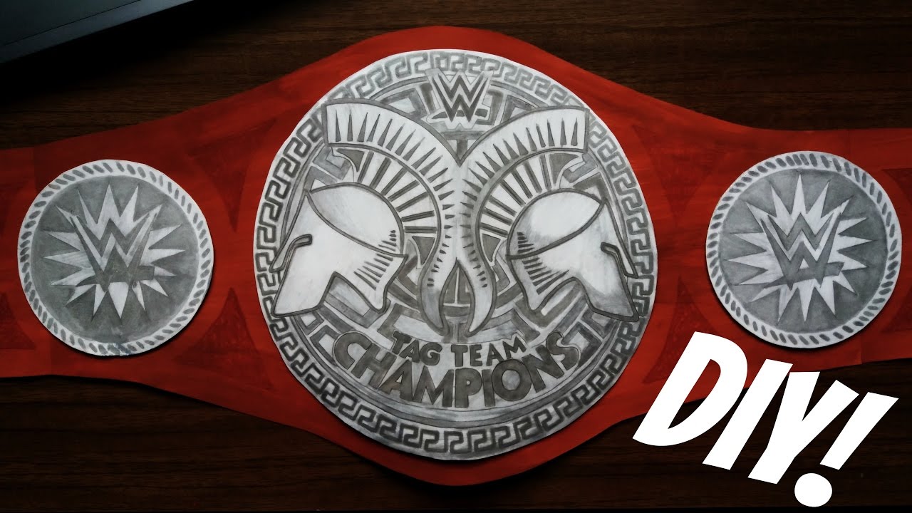 1280x720 How To Make Wwe Raw Tag Team Championship Title Belt