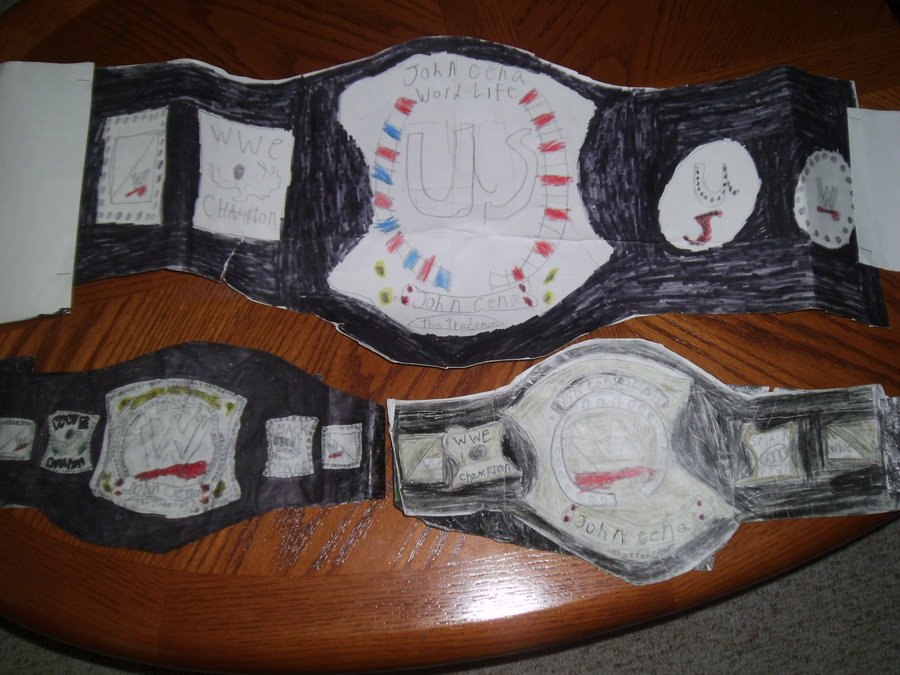 900x675 Wwe Championship Belt Drawing By Nweezybluestars23