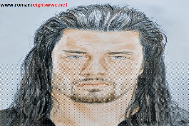 610x406 Roman Reigns Drawing