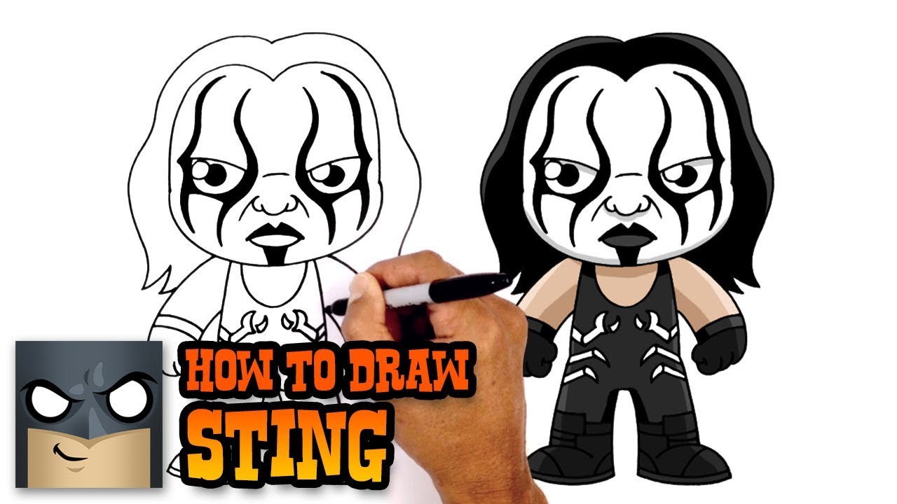 1280x720 How To Draw Sting Wwe