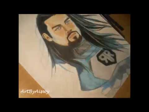 480x360 Wwe Roman Reigns Drawing