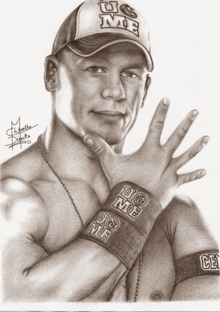 848x1199 John Cena Pencil Art Hd Image World 1