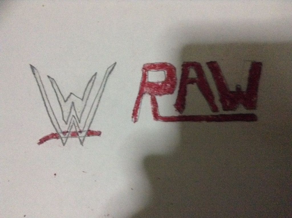 1024x764 Drawing Logo For Wwe Raw