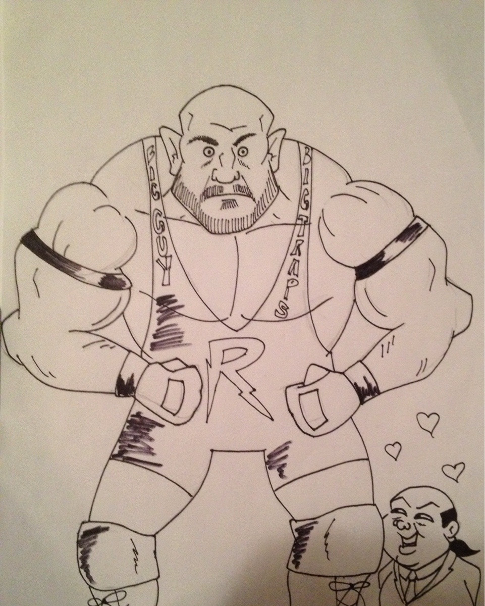961x1200 I Drew Ryback. I Still Don'T Think I Made His Traps Large Enough