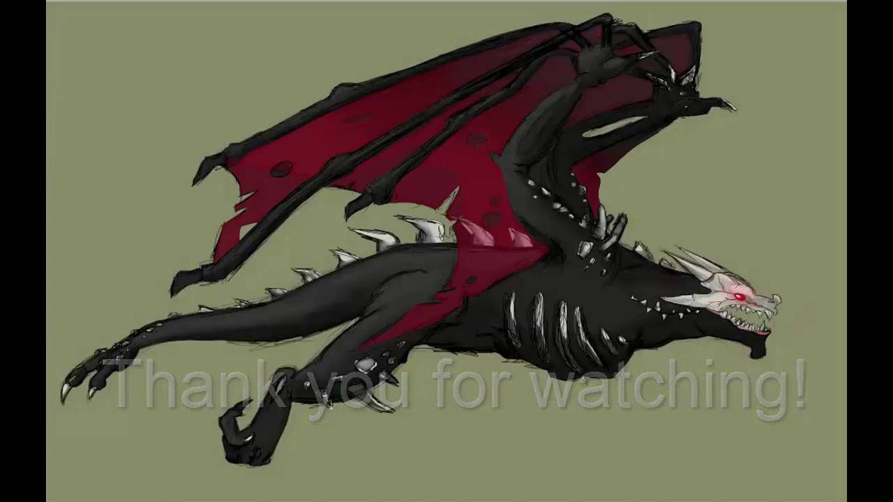 1280x720 Rwby Wyvern [Dragon] Drawing (Speed Paint)