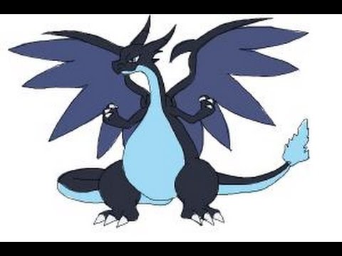 480x360 How To Draw Mega Charizard X