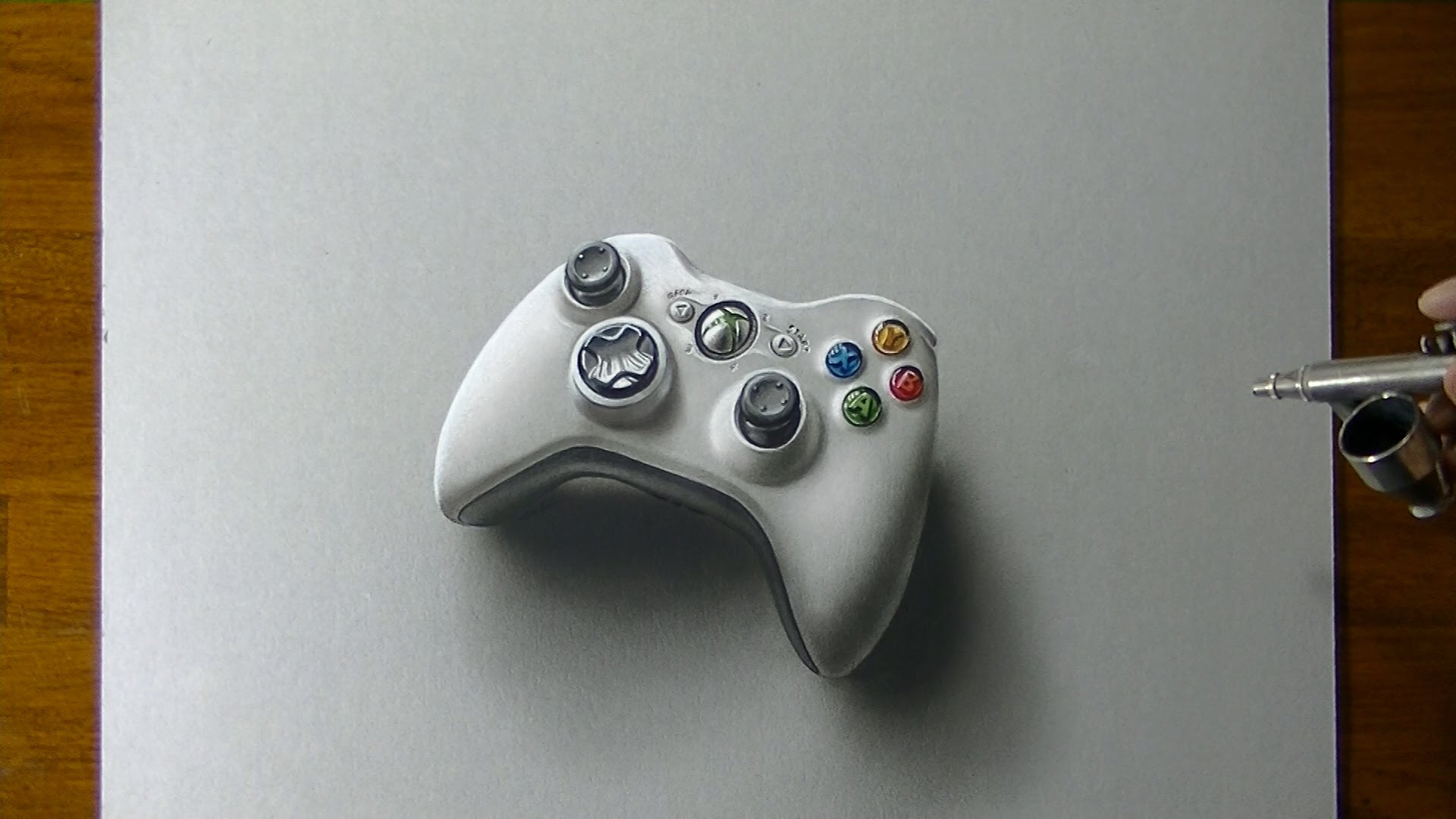 1920x1080 Drawing Time Lapse Xbox 360 Controller