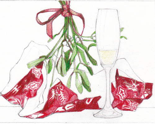 500x400 How To Draw A Christmas Still Life