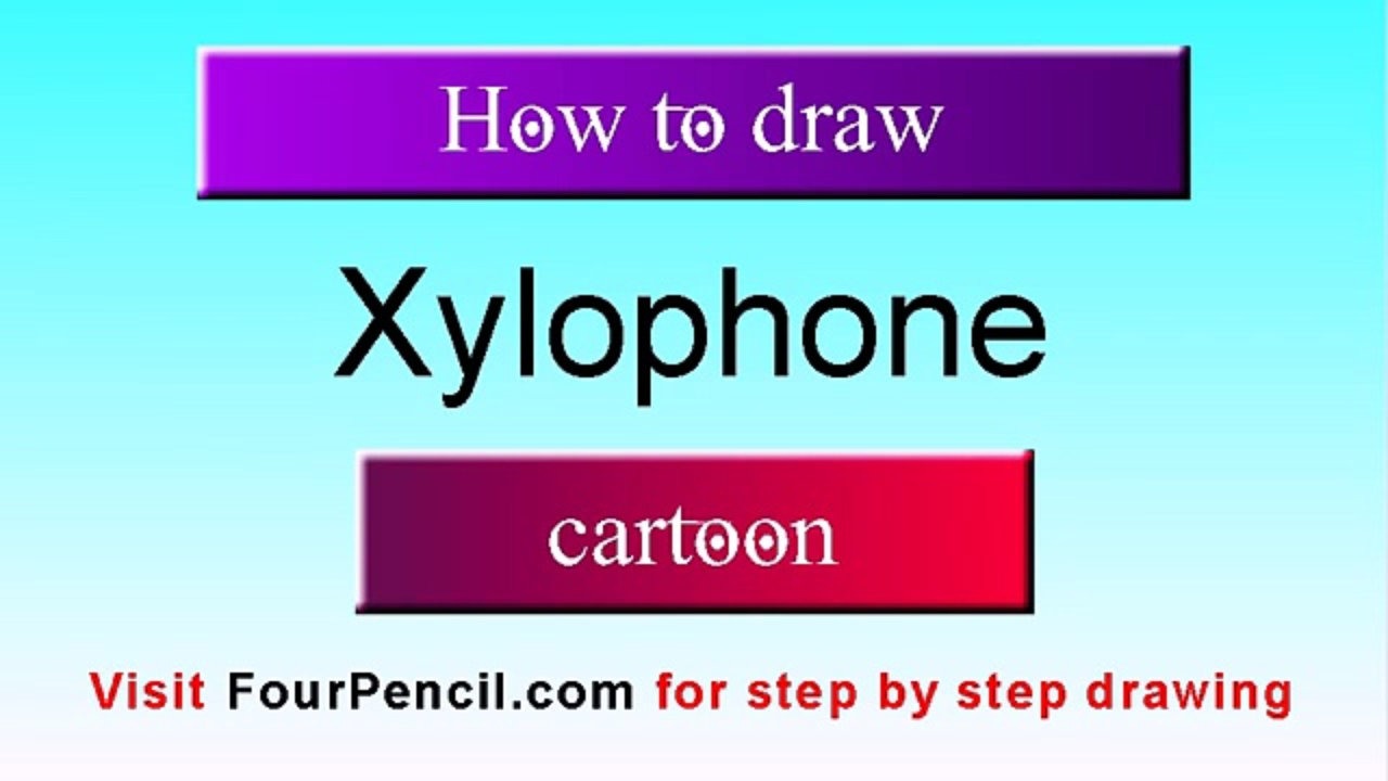 1280x720 2773 How To Draw Cartoon Xylophone Drawing Step By Step For Kids