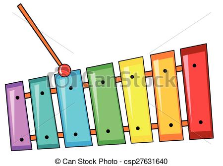 450x335 Closeup Colorful Xylophone With The Stick Eps Vector