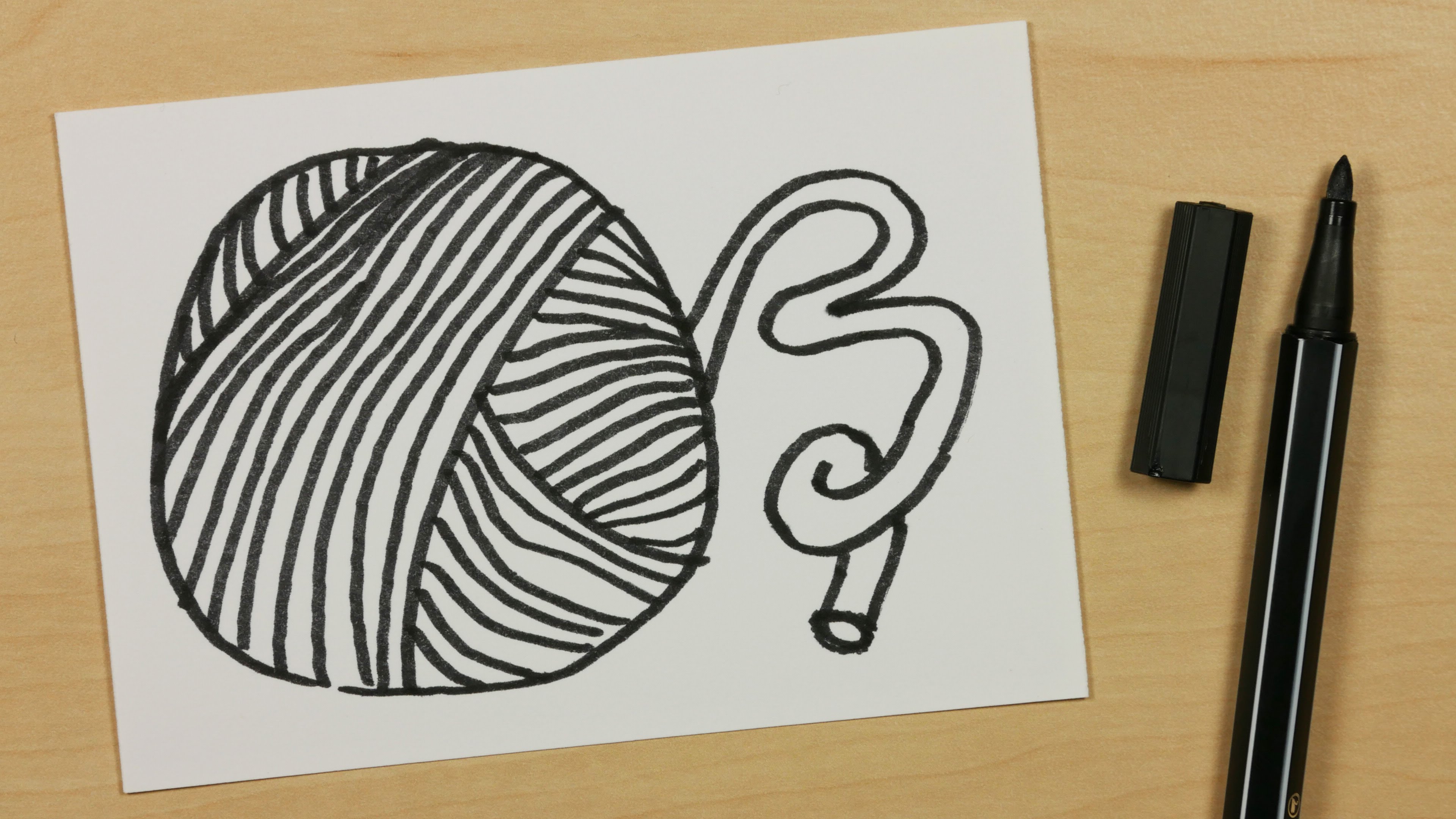 3840x2160 How To Draw A Wool Or Yarn