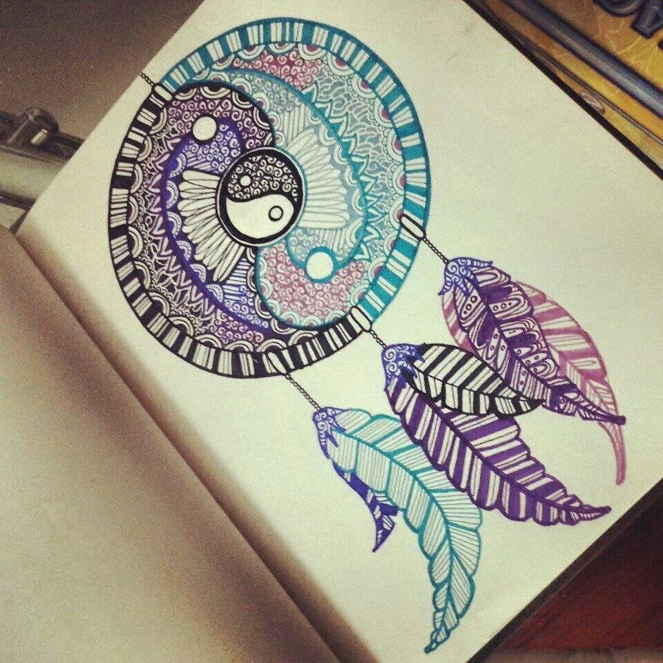 960x960 This Dreamcatcher Drawing Is Amazing, I Don'T Usually Like Felt