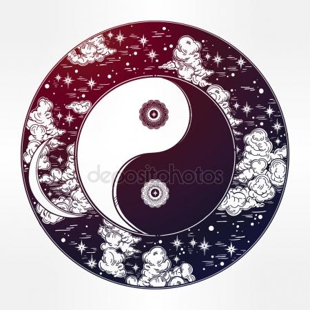 Yin Yang Symbol Drawing at GetDrawings