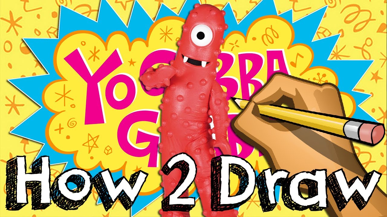 1280x720 How To Draw Muno From Yo Gabba Gabba Drawing Coloring Learning