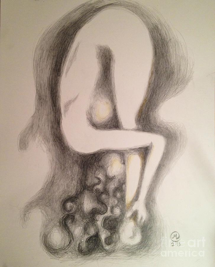 727x900 Yoga Pose Drawing By Marat Essex