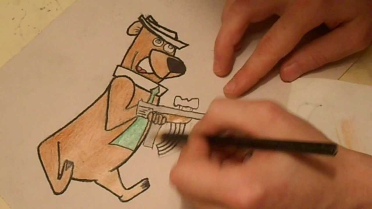 1280x720 Machine Gun Yogi Bear