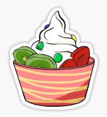 210x230 Frozen Yogurt Drawing Stickers Redbubble