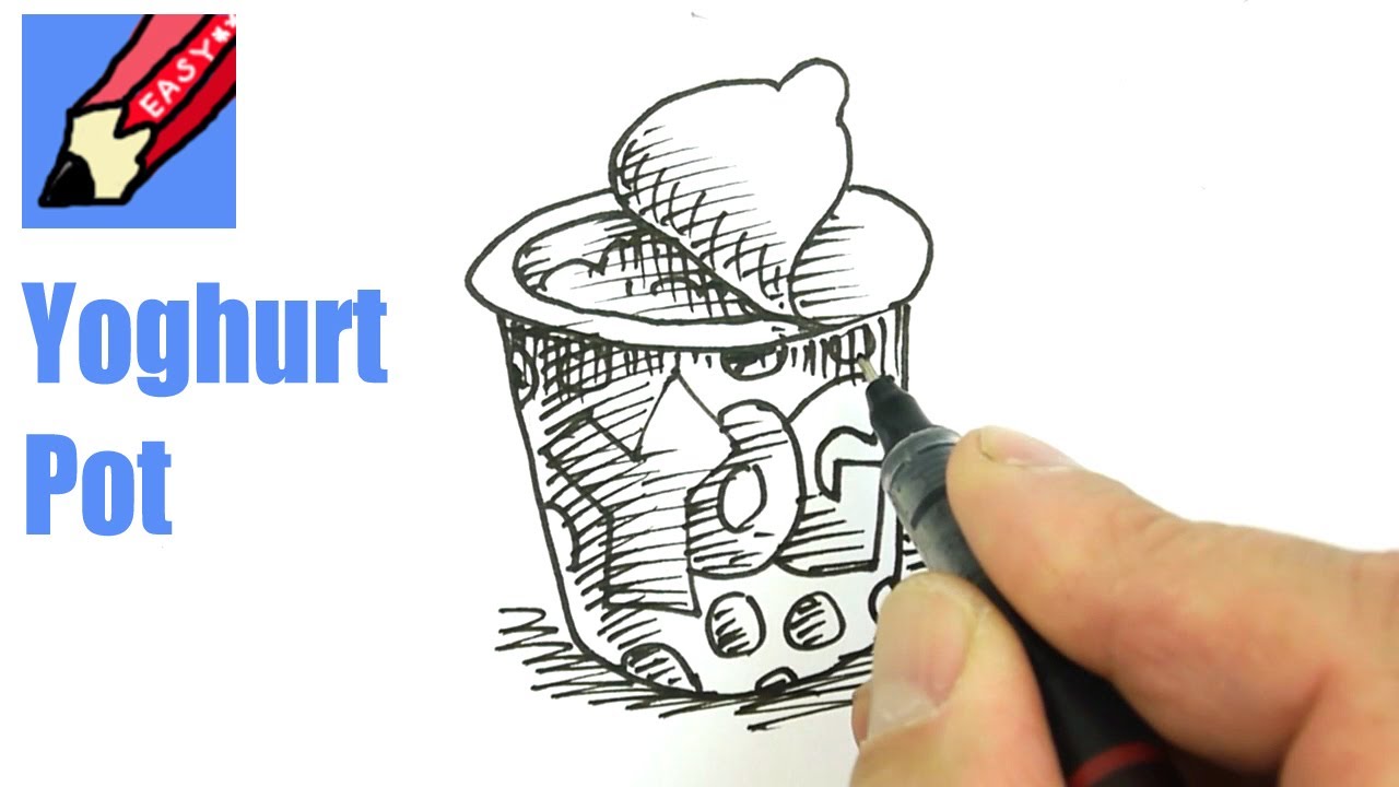 1280x720 How To Draw A Yoghurt Pot