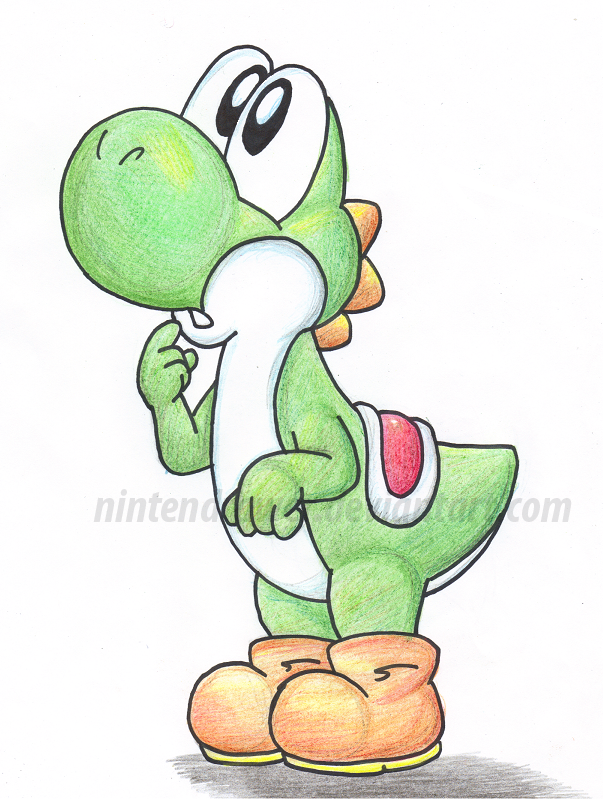 604x802 La La La~ Just Yoshi With An Umbrella 3 I'M Working On My Comic