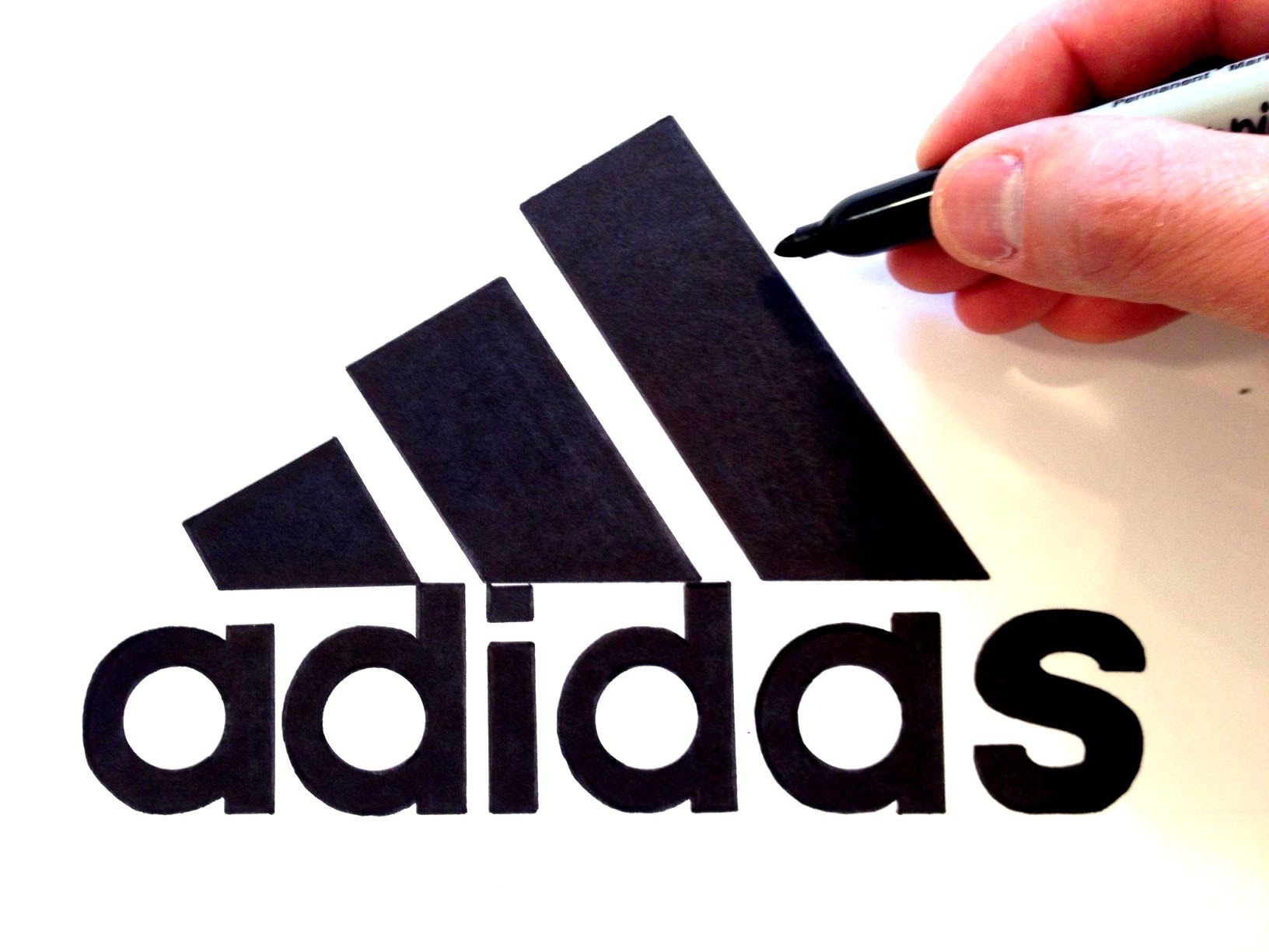 1632x1224 How To Draw The Adidas Logo
