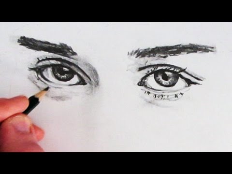 480x360 How To Draw Realistic Eyes Narrated