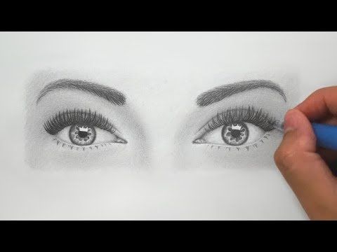 480x360 How To Draw Realistic Eyes For Beginners