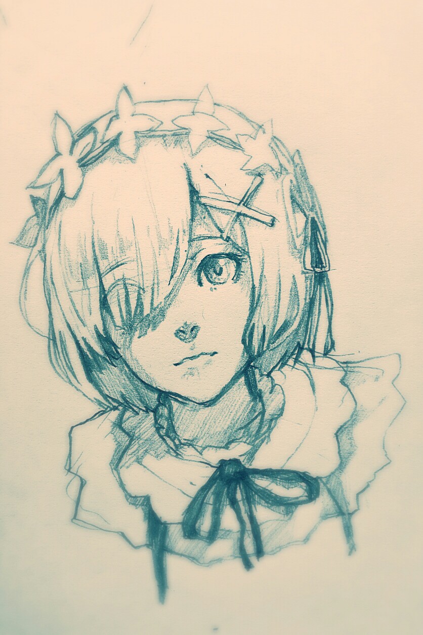 836x1254 Rezero, Rem Rezero Anime, Draw And Sketches