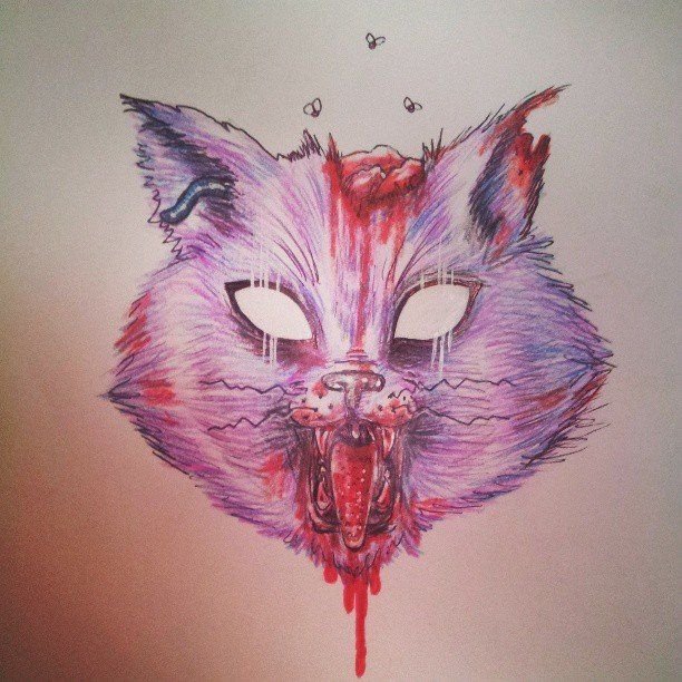 612x612 Zombie Cat By Daddy Likes Men11