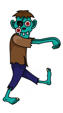 215x382 How To Draw A Zombie, Easy Step By Step Drawing Tutorial
