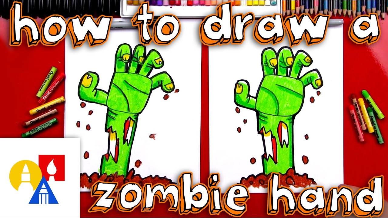 1280x720 How To Draw A Zombie Hand Coming Out Of The Ground