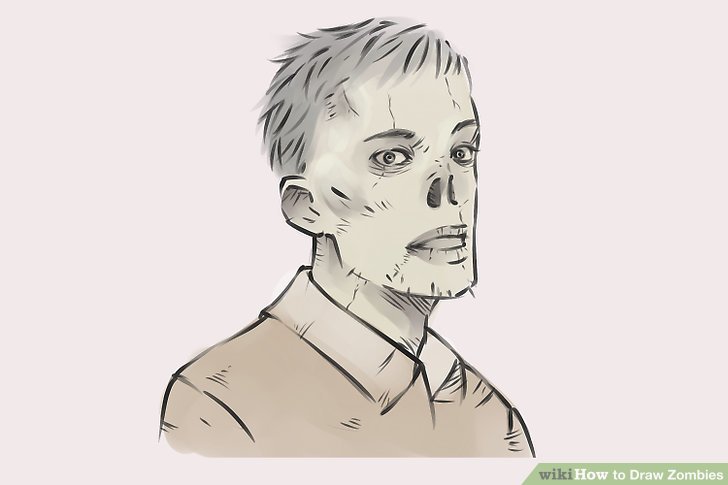 728x485 4 Ways To Draw Zombies