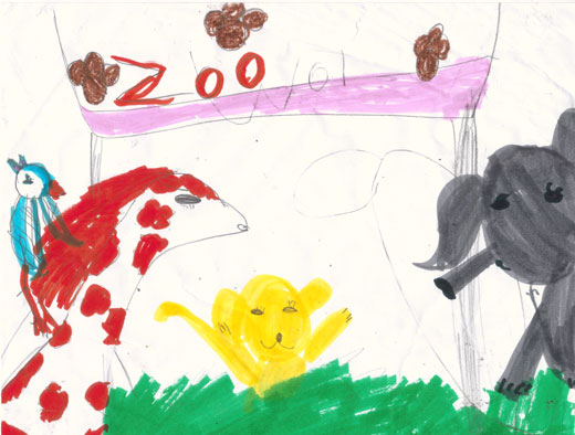520x394 Zoo Drawing Animal Identification, Please