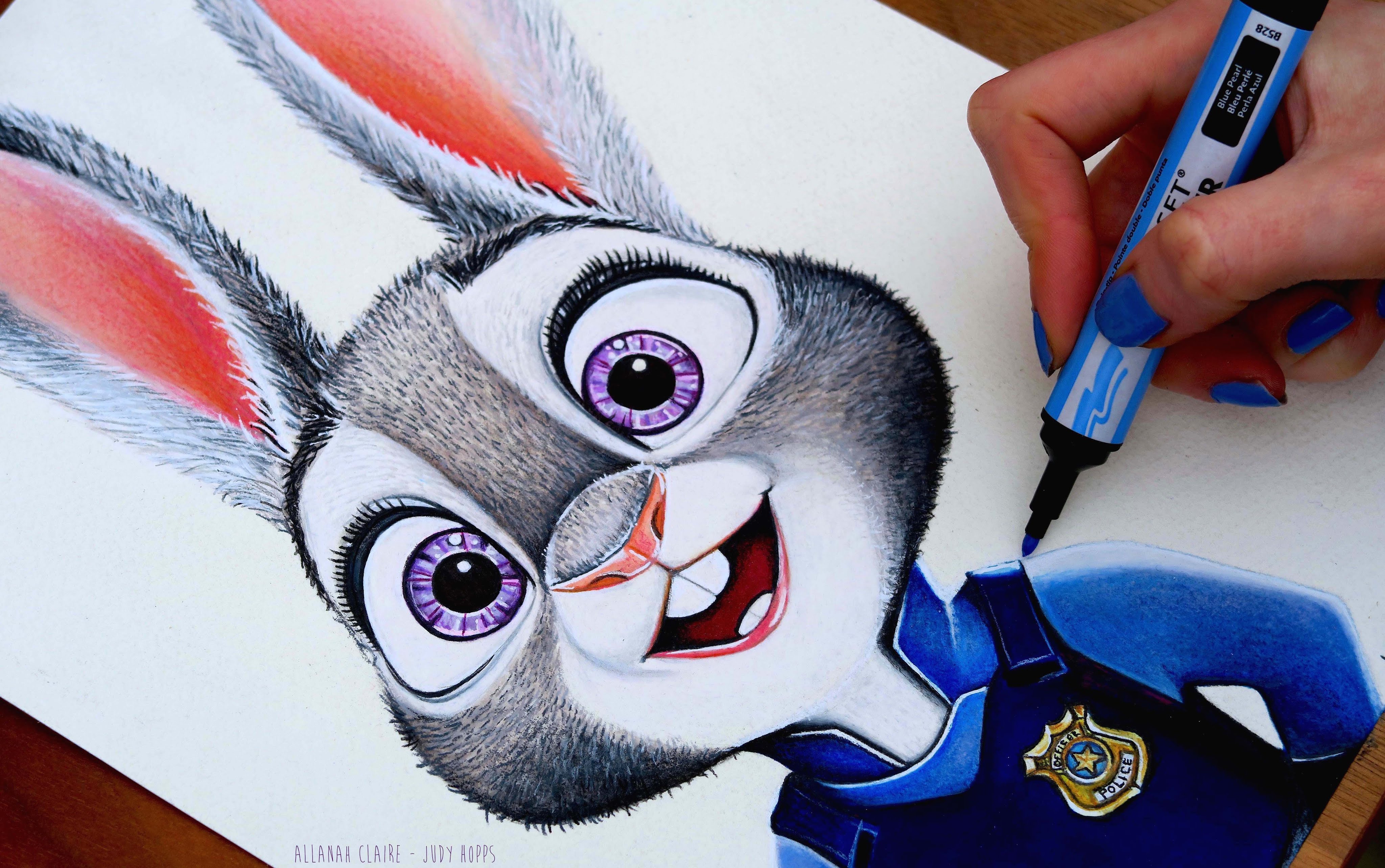 4096x2567 Zootopia Drawing Judy Hopps