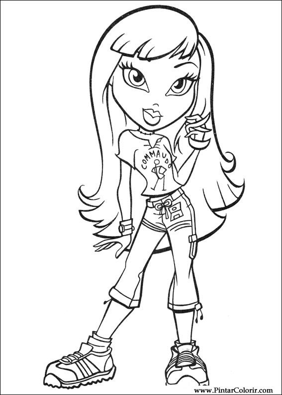 567x794 Drawings To Paint Amp Colour Bratz