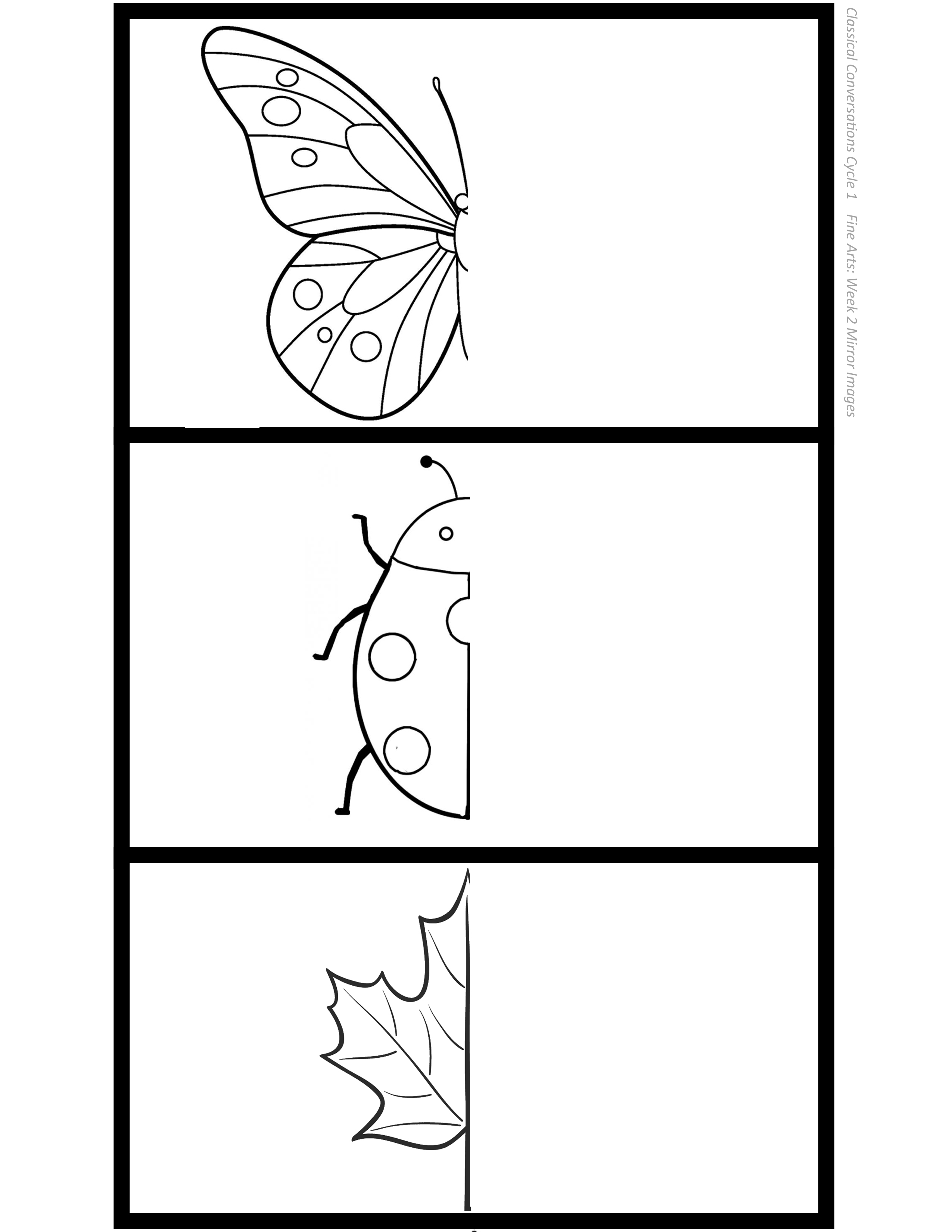 2550x3300 Classical Conversations Cycle 1 Week 2 Fine Arts Mirror Images